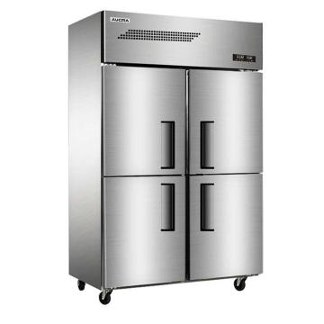 澳柯玛 立式四门双温二藏二冻商用厨房大冰箱，VCF-860D4 售卖规格：1台
