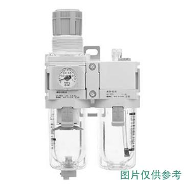 SMC 空气组合元件:过滤减压阀+油雾器，AC50A-F06G-R-D 售卖规格：1个