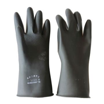 安健 乳胶手套，31CM黑加厚 售卖规格：1副