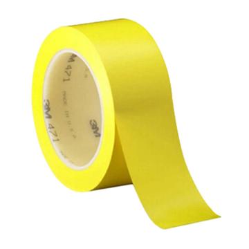3M 聚氯乙烯胶带，25mm×33m，黄色，471，471-25mm×33m-黄 售卖规格：1卷