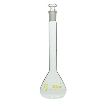 柴田科学/SIBATA 容量瓶，6-240-24-57 25ml，附中文校准证书，白色 售卖规格：1个