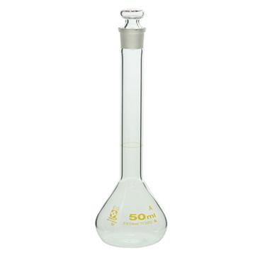柴田科学/SIBATA 容量瓶，6-240-25-57 50ml，附中文校准证书，白色 售卖规格：1个