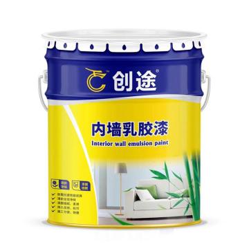 创途/CHUANGTU 内墙乳胶漆，内墙乳胶漆，L100，PB10，20KG/桶 售卖规格：20公斤/桶