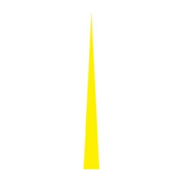 帛拉 压力表箭头标识 5x50mm 黄色，BL00213 售卖规格：10个/包