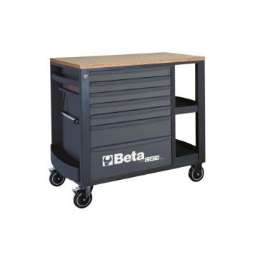 百塔/Beta RSC24L/7-A-7抽屉和侧工作面工具车，24004377 灰色 售卖规格：1台