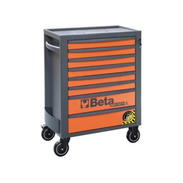 百塔/Beta RSC24A/8-O-8抽屉工具车，24004181 带SAFETY-SYSTEM，橙色 售卖规格：1台
