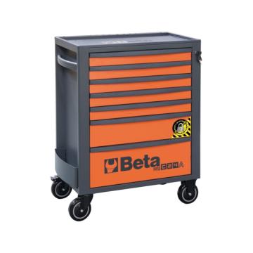 百塔/Beta RSC24A/7-O-7抽屉工具车，24004171 带SAFETY-SYSTEM，橙色 售卖规格：1台