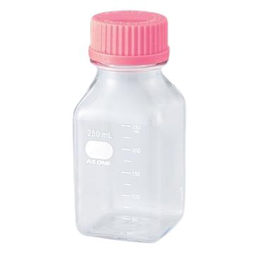 亚速旺/Asone 聚碳酸酯方形瓶 250ml 1箱(24支)，2-4130-52 售卖规格：1箱