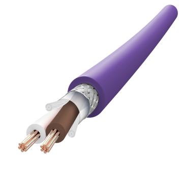 兆龙 工业PVC屏蔽总线，ZL5104005 紫色，100米 CANBUS TP 1x2x0.5mm² 紫色，100米 售卖规格：100米/根