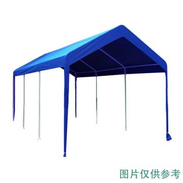 安赛瑞 户外遮阳防雨棚，四面带围布蓝色，宽3米x长6米，460087 售卖规格：1顶