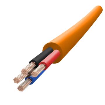 兆龙 工业PVC拖链电缆，ZL5411298 橙色，20米 411 4x0.75mm² 橙色，20米 售卖规格：20米/根