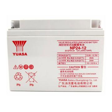 汤浅/YUASA NP系列阀控式铅酸蓄电池，NP24-12 (如需配线提前沟通) 售卖规格：1个