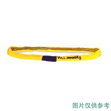 多来劲/doleco 双层护套圆形吊带，0514 3022 04 额定载荷3T，使用长度4m，周长8m，黄色 售卖规格：1个