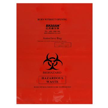 比克曼生物 耐高温生物安全袋（PE复合膜材质），红色，61*81cm，110107015 50个/袋，10袋/箱 售卖规格：1袋