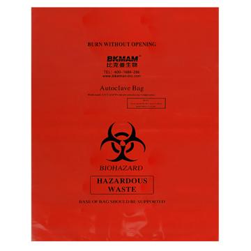 比克曼生物 耐高温生物安全袋（PE复合膜材质），红色，80*100cm，110107020 25个/袋，5袋/箱 售卖规格：1袋