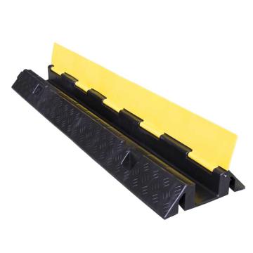 嘉辽 一线槽减速带(，中号黑黄色），98×23cm，EJTXC3648 售卖规格：1个