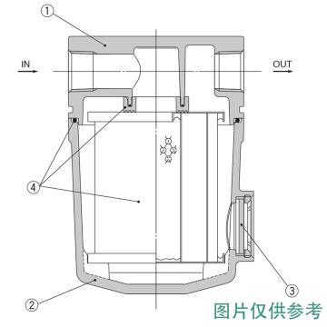 SMC 空气滤芯，AMF-EL150 售卖规格：1个