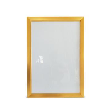安赛瑞 铝合金海报框，平面金色直角边框，41x55cm，7I00034 售卖规格：1个