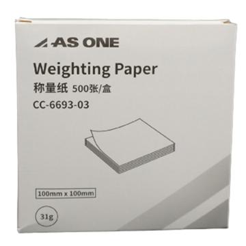亚速旺/Asone 称量纸 31g/平方 100*100 500张/包，CC-6693-03 售卖规格：1包