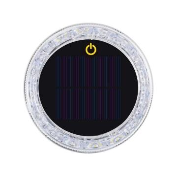 安赛瑞 LED太阳能警示灯，8K00017 圆形强磁款 售卖规格：1盒