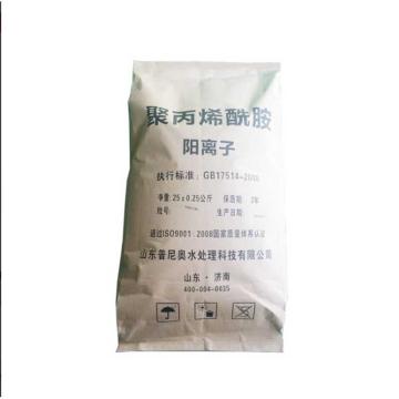 普尼奥 阳离子聚丙烯酰胺，离子度60-90，25kg/袋 售卖规格：25千克/袋