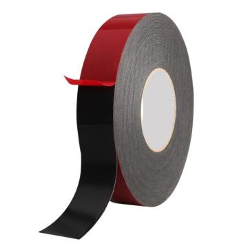 上柯 PE双面胶海绵胶带，A1449 红膜黑胶 1mm×1.5cm×10m 售卖规格：5卷/筒