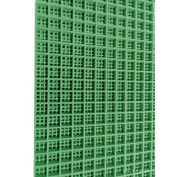 JDG 玻璃钢格栅，1220×3660×30mm，方格38×38+12×12mm 月牙面，绿色，邻苯树脂，重载格栅 售卖规格：1块