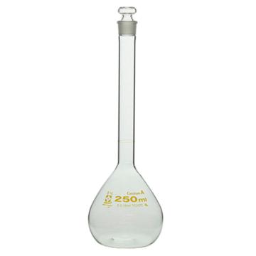 柴田科学/SIBATA 容量瓶，1-8654-28 250ml，A级，白色 售卖规格：1个