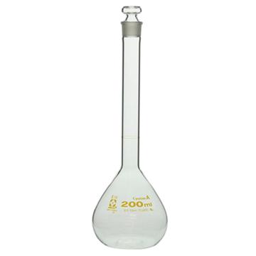 柴田科学/SIBATA 容量瓶，1-8654-27 200ml，A级，白色 售卖规格：1个