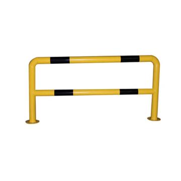 恒泊 停车位桩隔离警示U型双杠护栏，400*400*500mm黄黑 售卖规格：1个