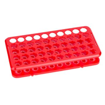 比克曼生物 多功能试管架带硅胶垫圈，玫红色，60个/箱，110409005 售卖规格：1个
