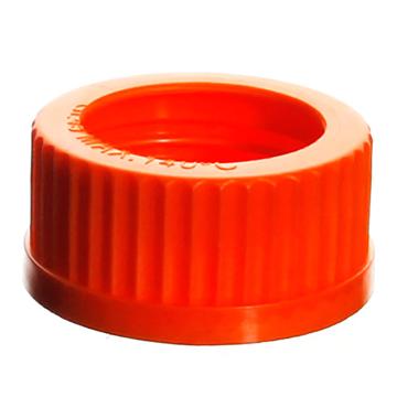 垒固 GL45开孔瓶盖（孔径37mm），W-020816 橙色，GL45螺纹口，开口37mm 售卖规格：1个