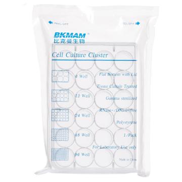 比克曼生物 细胞培养板（贴壁）24孔带盖，110307002 1个/袋，50袋/箱 售卖规格：1个