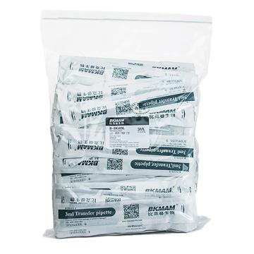 比克曼生物 3mL加长纸塑滴管（纸塑独立包装），120支/包，7包/箱，110205007 售卖规格：1包
