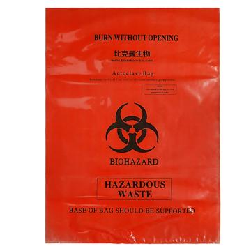比克曼生物 耐高温生物安全袋（PP复合膜材质），红色，61*81cm，110106008 50个/袋，12袋/箱 售卖规格：1袋