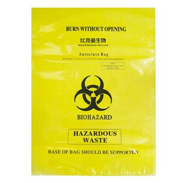 比克曼生物 耐高温生物安全袋（PP复合膜材质），黄色，61*81cm，110106009 50个/袋，12袋/箱 售卖规格：1袋