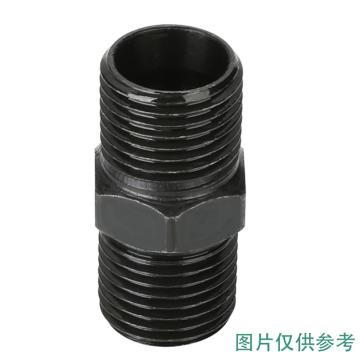 谦华智科 碳钢双头H型双外丝螺纹液压油管对丝直通接头，H型对丝，两端外丝螺纹M24*1.5 售卖规格：1个