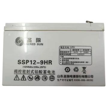 圣阳 SSP/SP系列通用性阀控式密封铅酸铅酸蓄电池，SSP12-9 (如需配线提前沟通) 售卖规格：1个