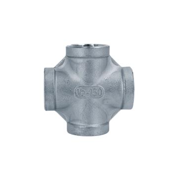 Raxwell 不锈钢304内丝四通，1-1/4"，DN32，PT螺纹，RVPA1105 售卖规格：1个