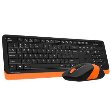 双飞燕/A4tech 键鼠套装，FG1010 橙色 无线键盘鼠标套装 橙色 售卖规格：1个