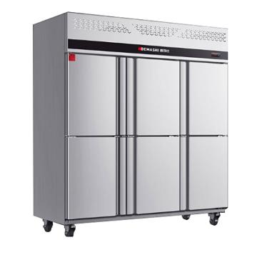 德玛仕/DEMASHI 立式六门商用厨房全冷藏冰箱，GK1.6L6F 风冷无霜 售卖规格：1台
