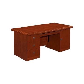 企诺 办公桌油漆贴木皮主管桌老板桌写字台，QN-LK-LT1222 1600W*800D*760H 售卖规格：1张