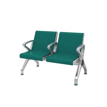 企诺 排椅候诊椅输液椅联排公共座椅机场椅等候椅，QN-FY-24A 不带扶手-绿色-2人位1195*675*800mm 售卖规格：1张