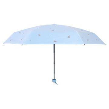 天堂 遮阳伞五折防紫外线太阳伞印花黑胶防晒伞，51113E随机 售卖规格：1把