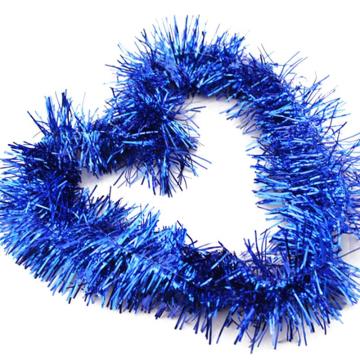 安赛瑞 装饰拉花，商场学校年会布置新年装饰拉花彩色毛条(10条装） 26720 2m 蓝色