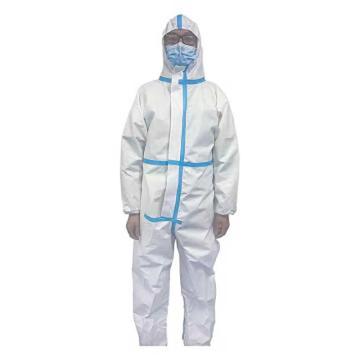 安洁雅 医用防护服，AJY医用防护服不连脚-185 无菌连身式胶条型，白色 售卖规格：1袋