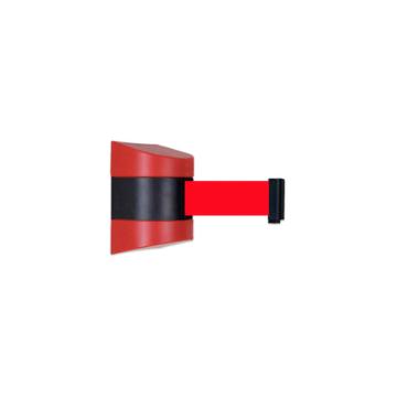 锦安行 挂壁式伸缩隔离带，长10m 红黑色 宽118mm 高168mm 织带0.6×48mm，JCH-GBS-10R 售卖规格：1个