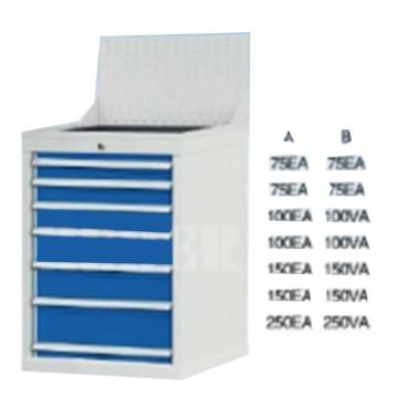 锐德 七抽工具柜,规格(mm):W723×D725×H1000,单轨,带挂板，型号:MD1000A-G 售卖规格：1台
