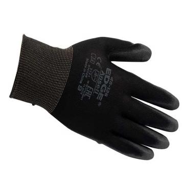 安思尔/Ansell PU涂层手套，48126100 黑色涤纶PU掌部涂层手套，12副/打 售卖规格：1副