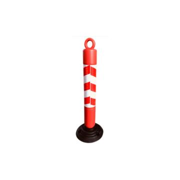 锦安行 塑料警示柱，750×95×230mm 不倒翁75cm 红体顶部带提环 红白箭头膜，JCH-LZ08 售卖规格：1个